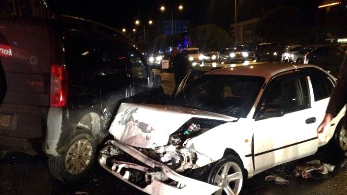 Samsun\'da Trafik Kazası: 1 Yaralı