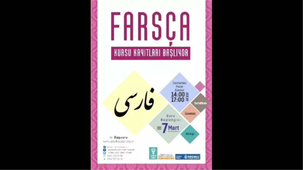 Tded Kocaeli\'de Farsça Kursu Başlıyor