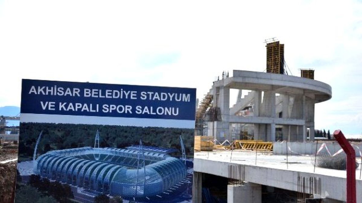 Akhisar Arena\'da Çalışmalar Hızla Devam Ediyor