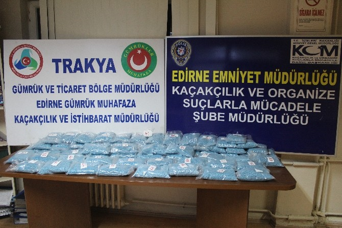Edirne\'de 70 Kilo Uyuşturucu Ele Geçirildi
