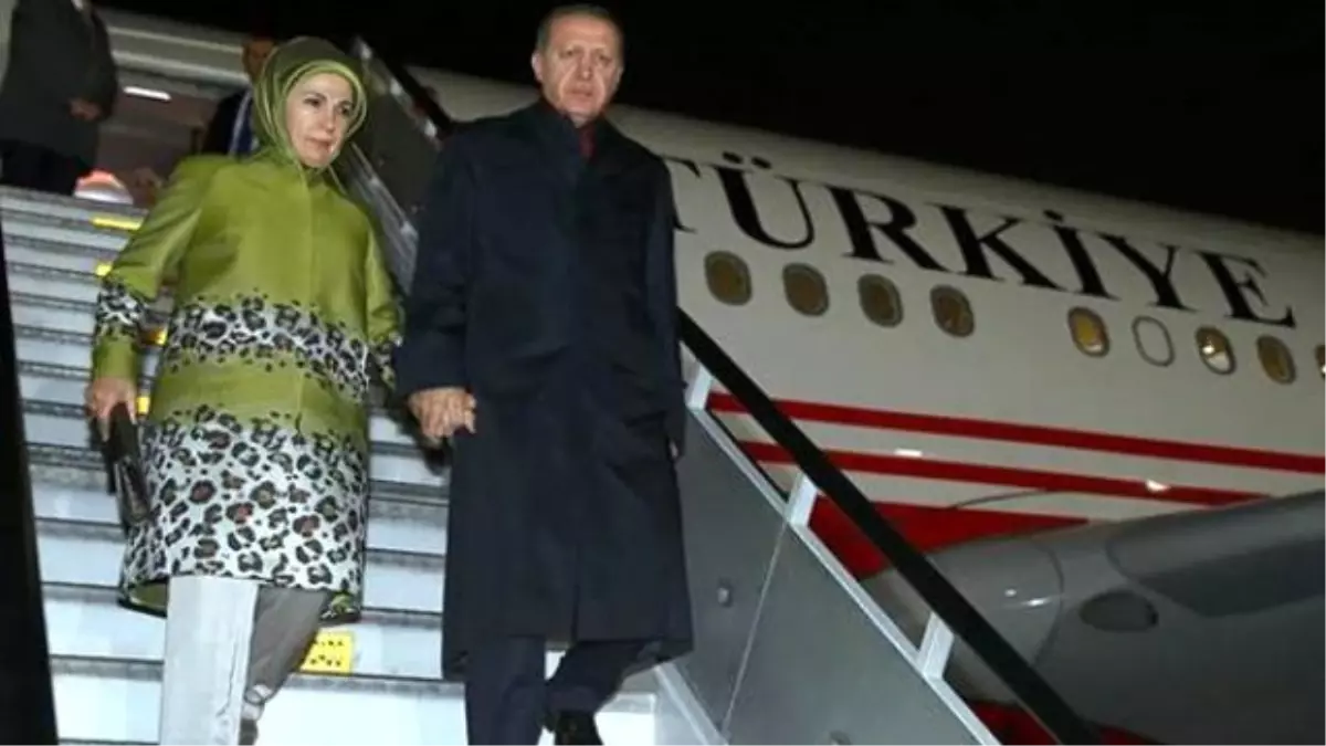 Erdoğan\'ın Uçağından Sürpriz Houston Molası