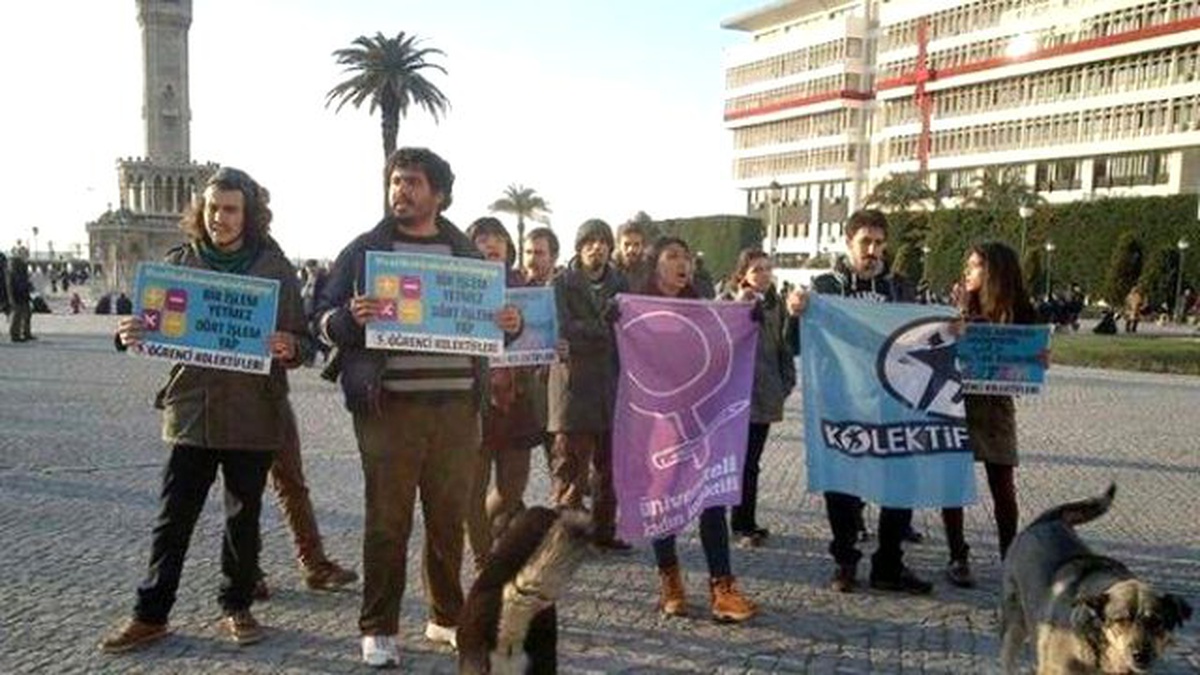 Gözaltıları Protesto Ettiler Gözaltına Alındılar