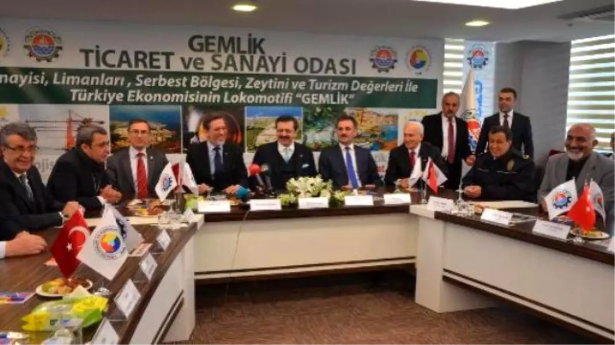 Hisarcıklıoğlu: Gemlik\'e Demiryolu Lazım