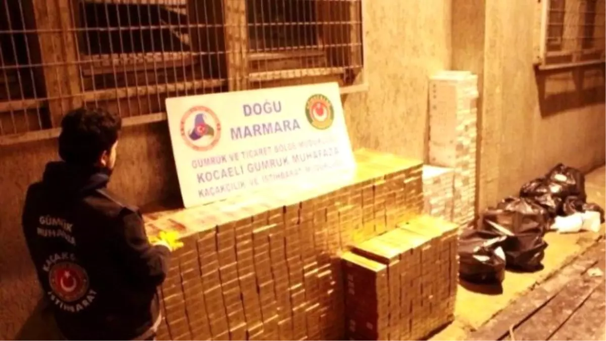 Kocaeli ve Sakarya\'da Kaçak Sigara Operasyonu