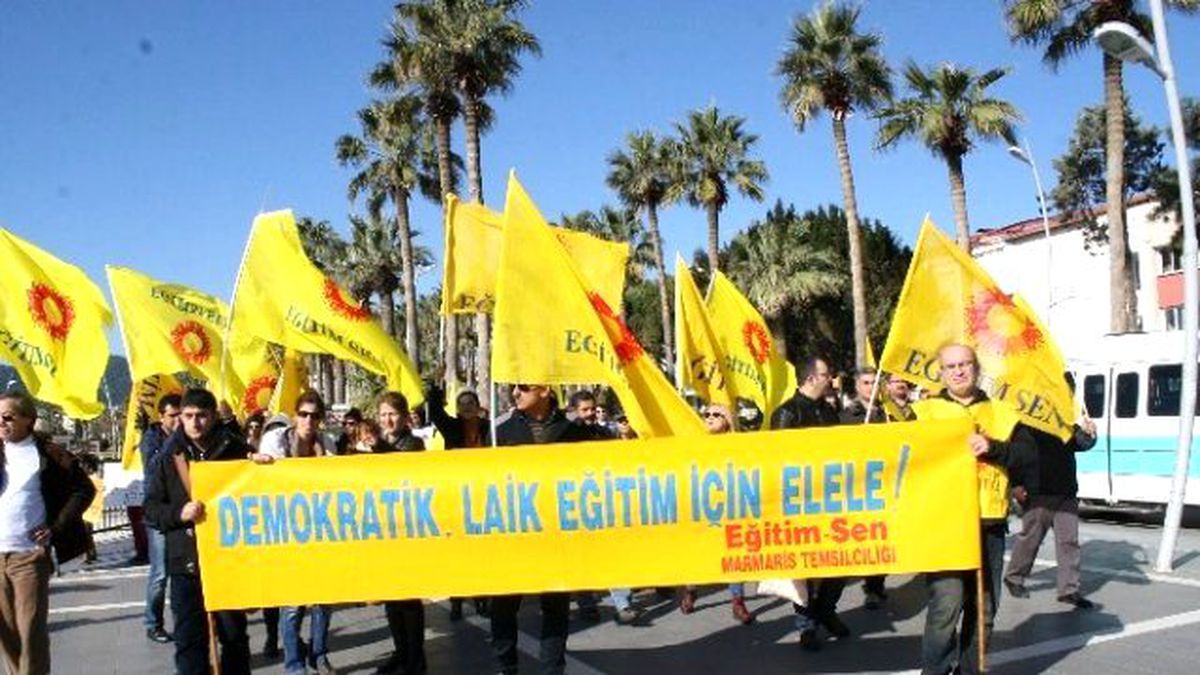 Marmaris\'te \'Eğitim\' Eylemi
