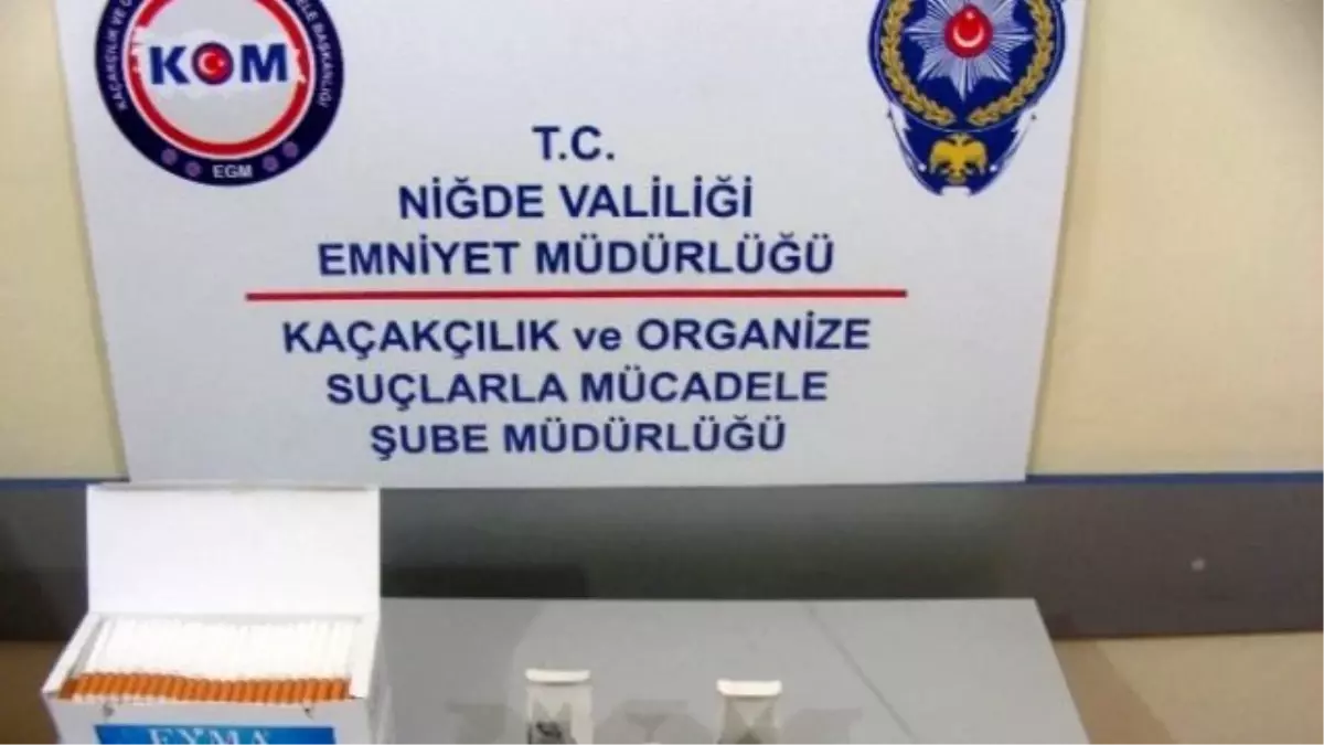 Niğde ve Bor\'da Kaçak Sigara Operasyonu