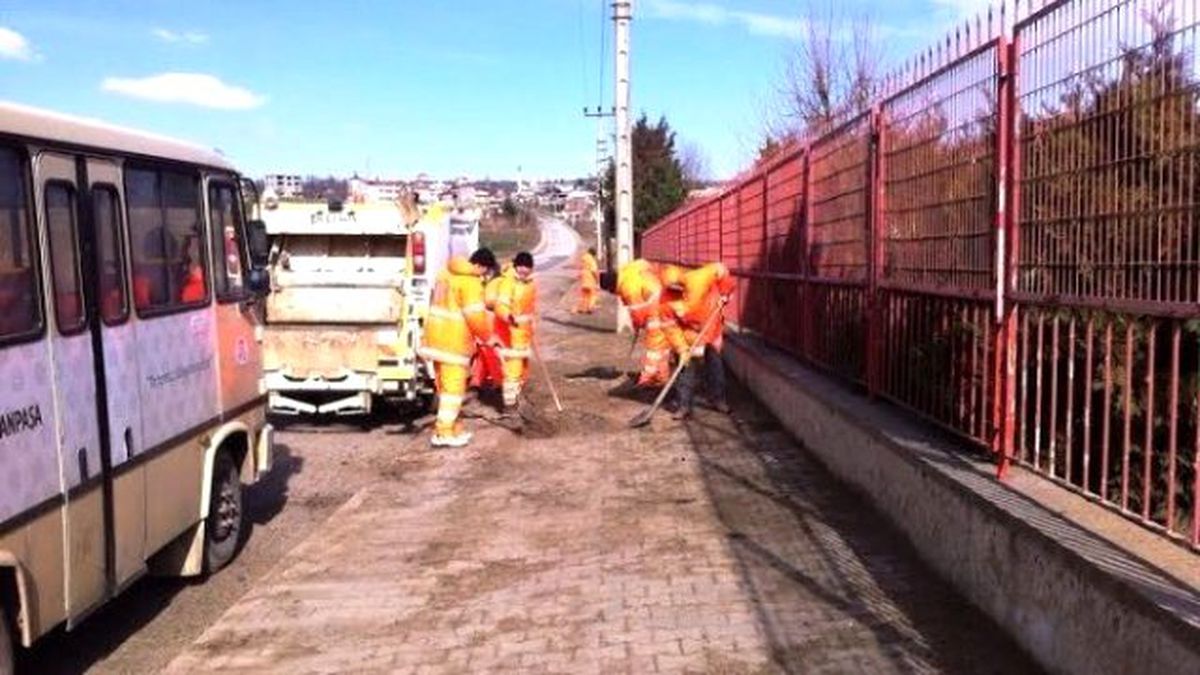 Tekirdağ\'da Mil Kazıma ve Kaldırım Çalışmaları Devam Ediyor