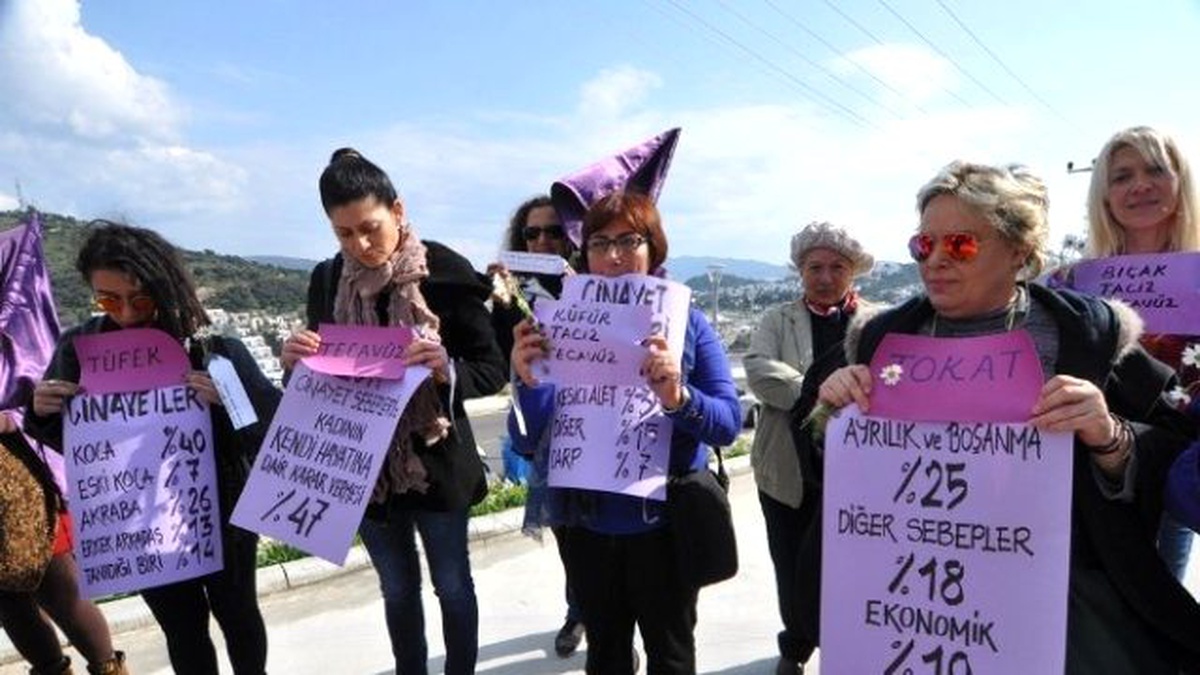 Sevgililer Gününde Öldürülen Kadınları Andılar