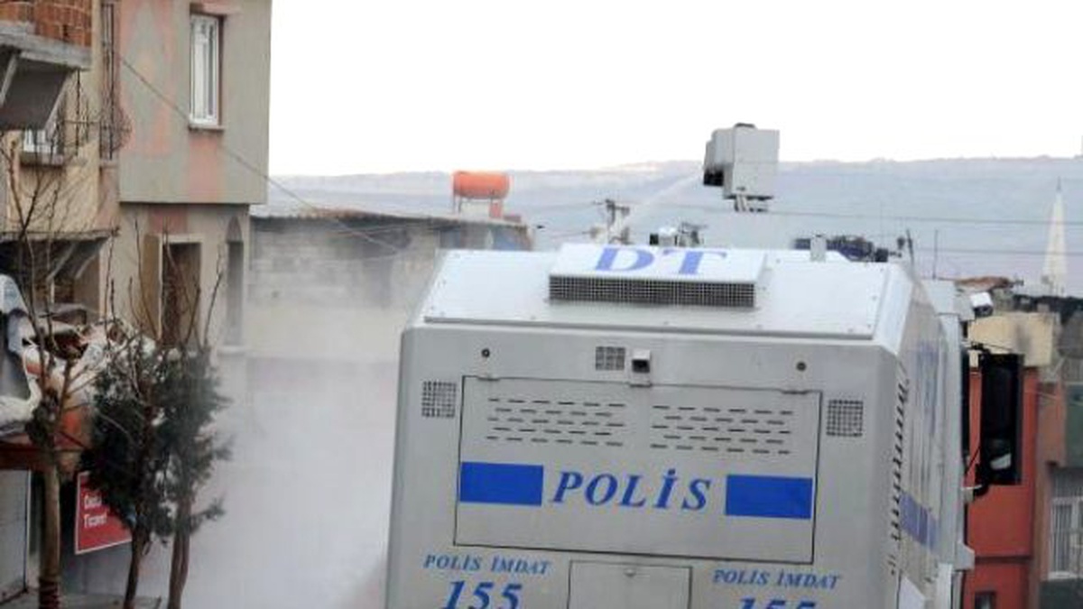 Gaziantep\'te Yasa Dışı Gösteriye Müdahale