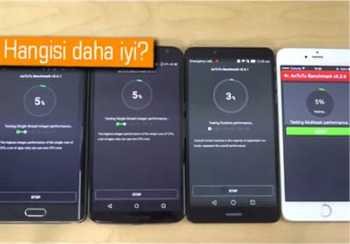 İphone 6 Plus, Nexus 6, Galaxy Note Edge ve Ascend Mate 7 Hız Testinde