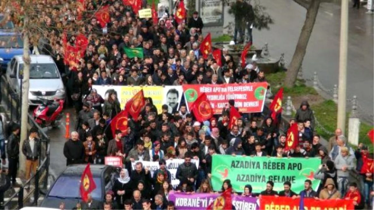 Şanlıurfa\'da Öcalan İçin Yürüdüler