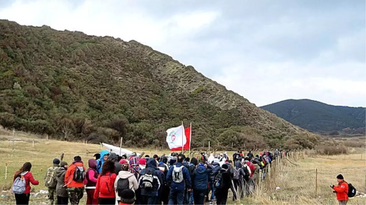 120 Doğa Sever Anafartalar Cephesinde Yürüdü