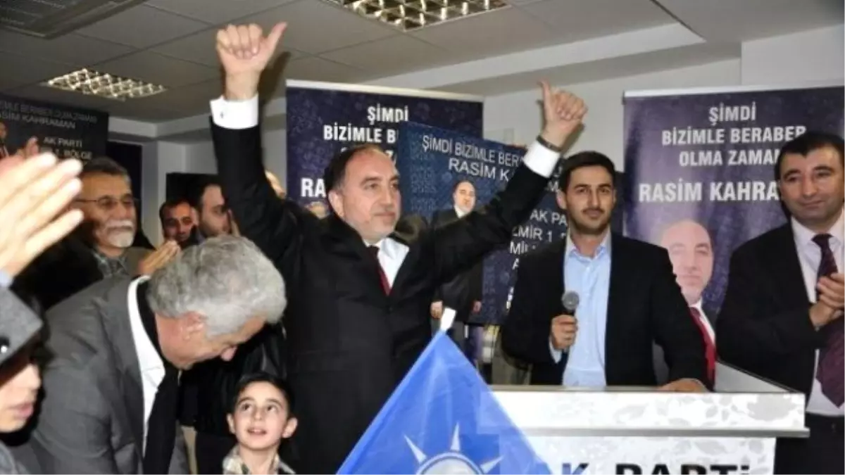 Ak Partili Rasim Kahraman\'dan Miting Gibi Aday Adaylığı Açıklaması