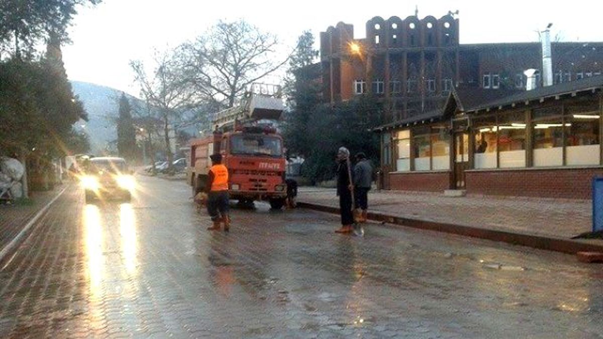 Bayırköy\'de Kar Temizleme Çalışmaları