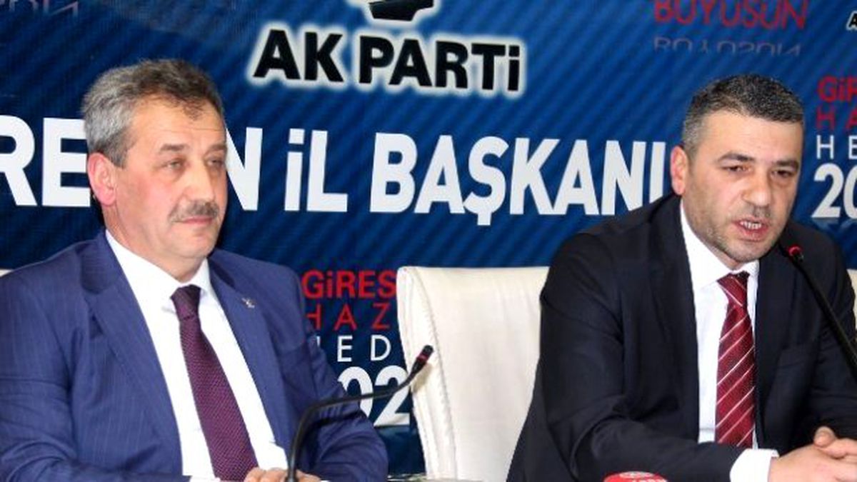 Giresun AK Parti\'de Görev Değişimi