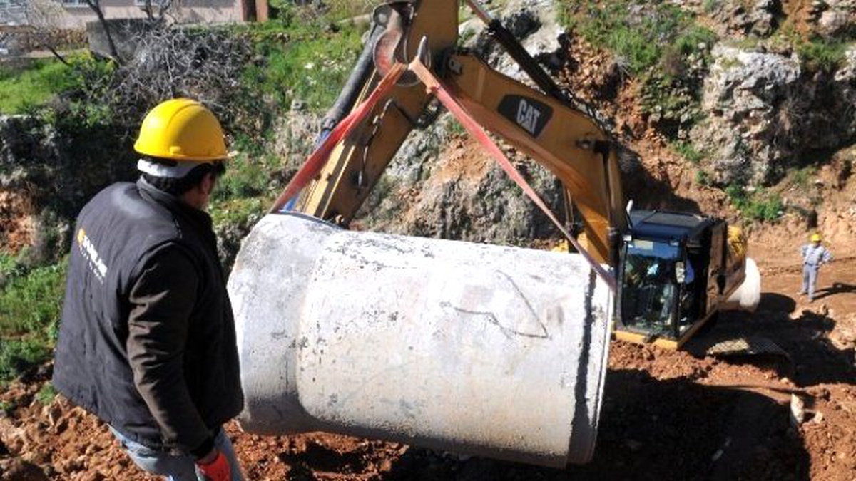 Kepez\'den Yağmur Suyu Drenaj Hattı Çalışması Başladı