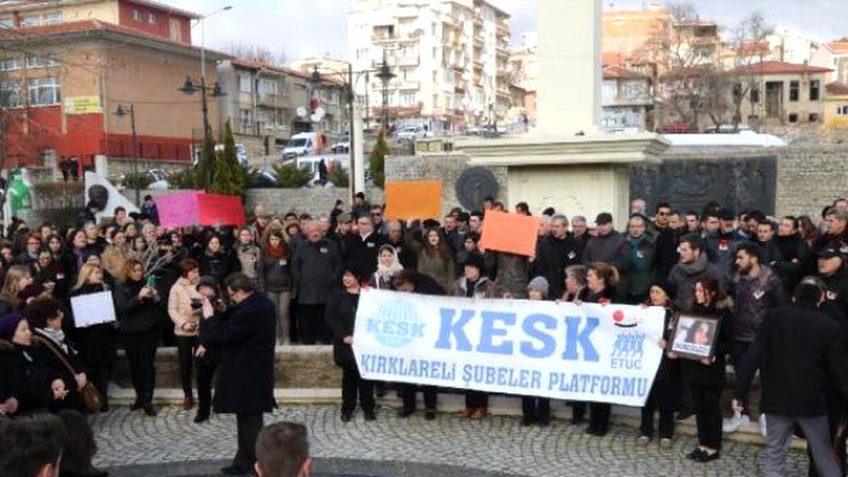 Kırklarelili Kadınlar Özgecan İçin Yürüdü