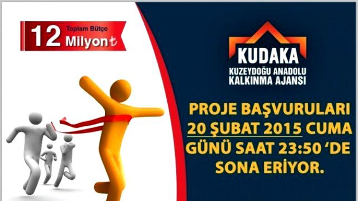 Kudaka Proje Başvuruları 20 Şubat 2015 Cuma Günü Sona Eriyor