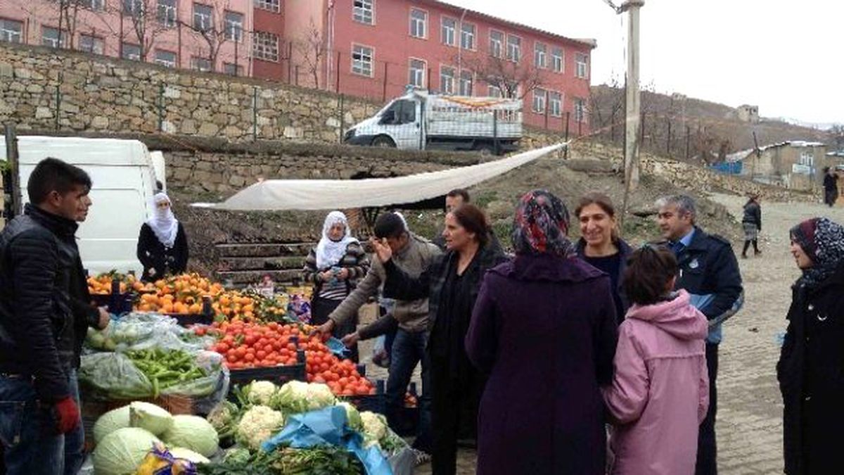 Kulp\'a 2. Semt Pazarı Kuruldu
