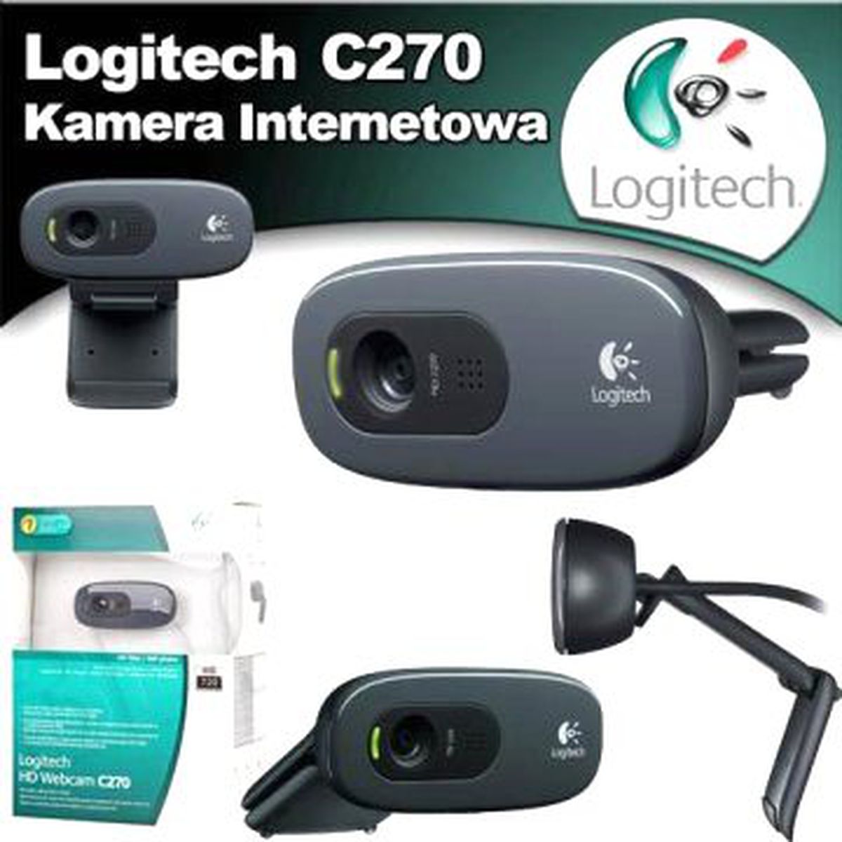 Logitech C270 Webcam Hd Siyah