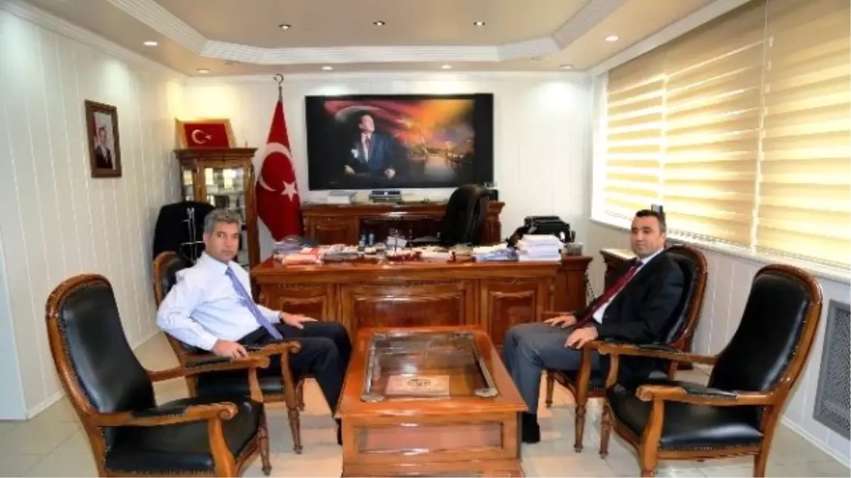 Yeni Atanan Cumhuriyet Başsavcısından Kaymakama Ziyaret