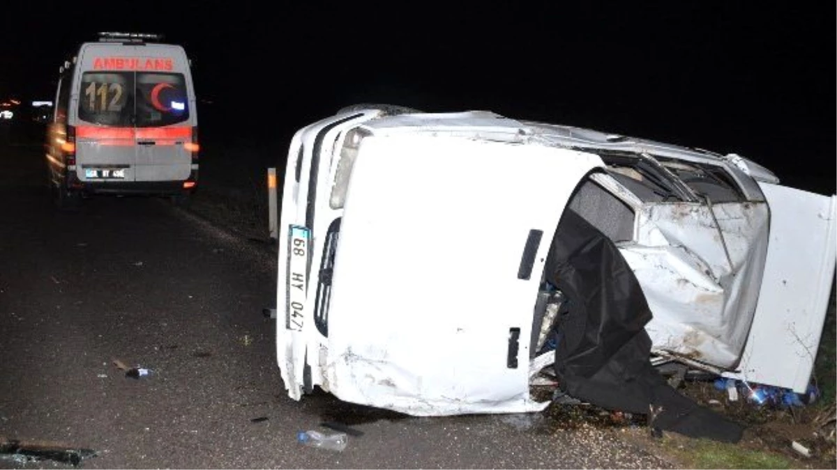 Alkollü Sürücü Kazaya Neden Oldu: 1 Ölü, 2 Yaralı