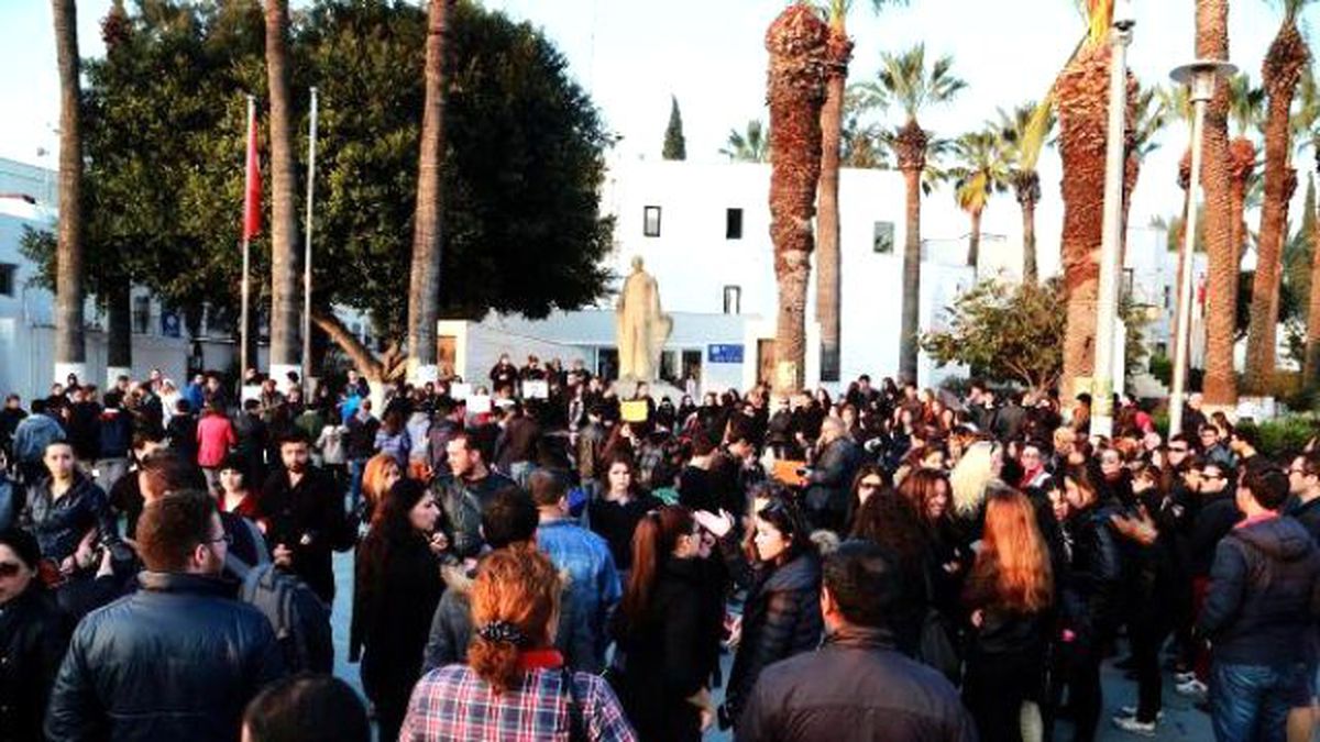 Bodrum\'da Özgecan Protestosu