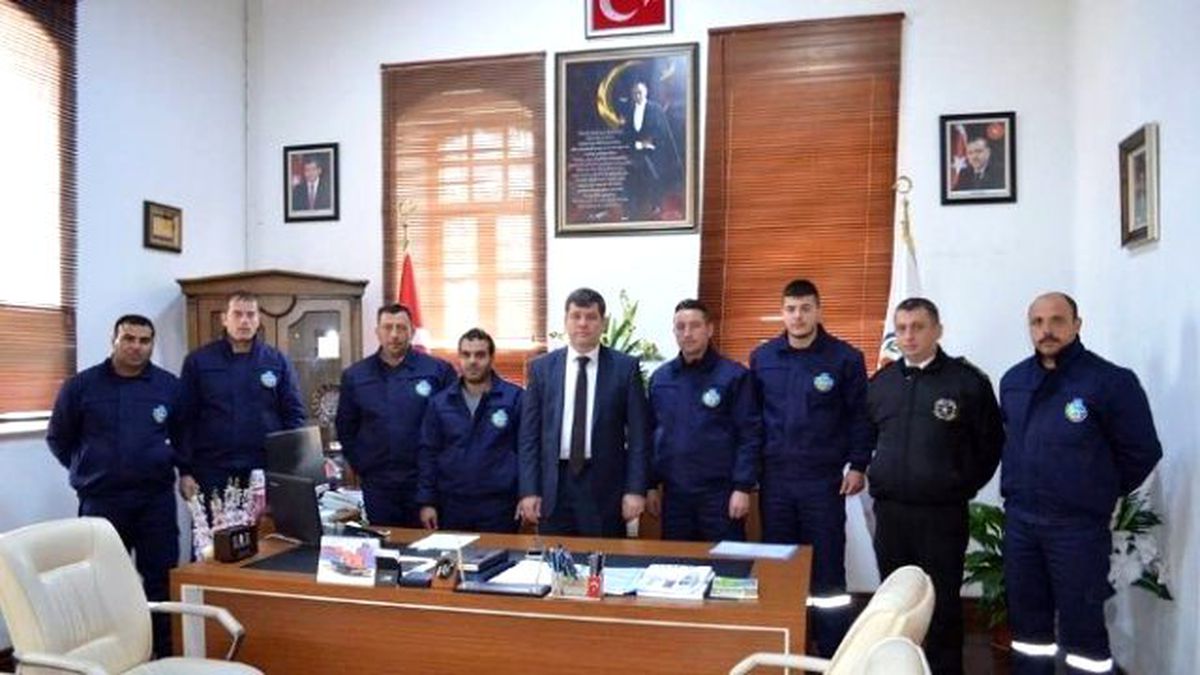 Gömeç BASKİ\'den Başkan Arslan\'a Ziyaret