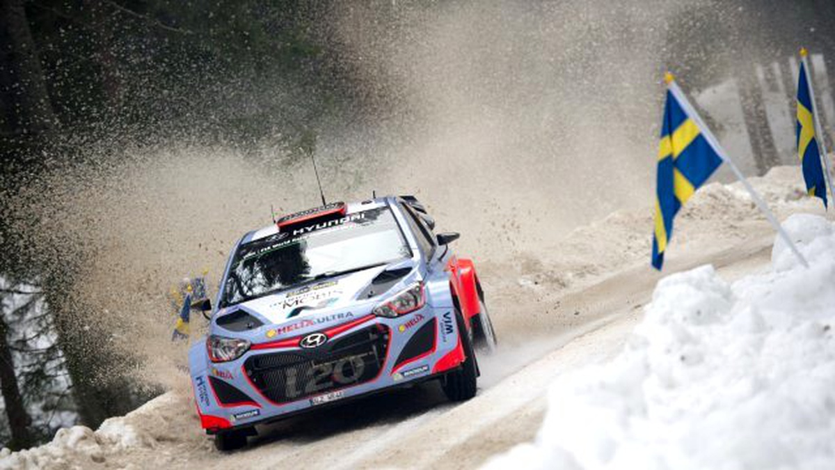 Hyundaı İ20 Wrc İsveç\'te Podyuma Çıktı