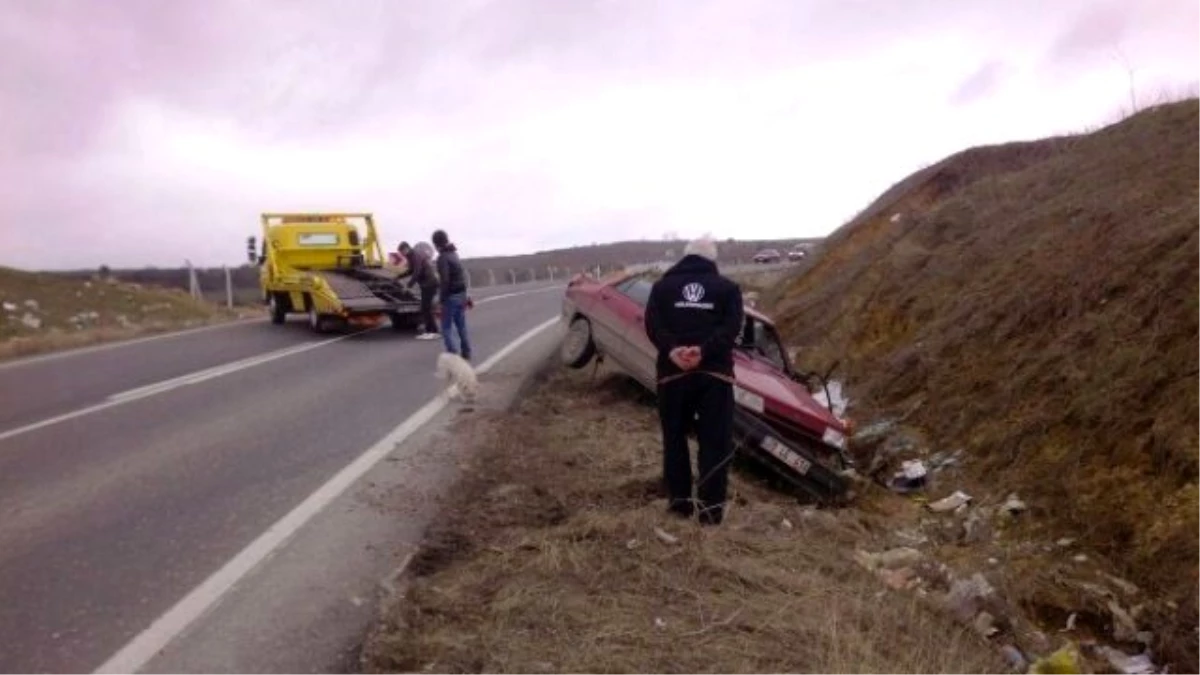 Köpeklere Çarpmamak İçin Otomobili Devirdi