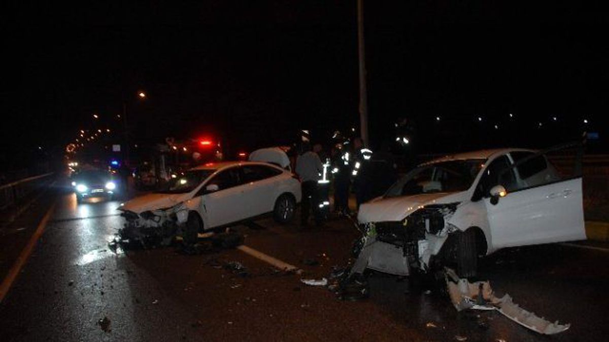 Köprü Üzerinde Faciadan Dönüldü: 2 Yaralı