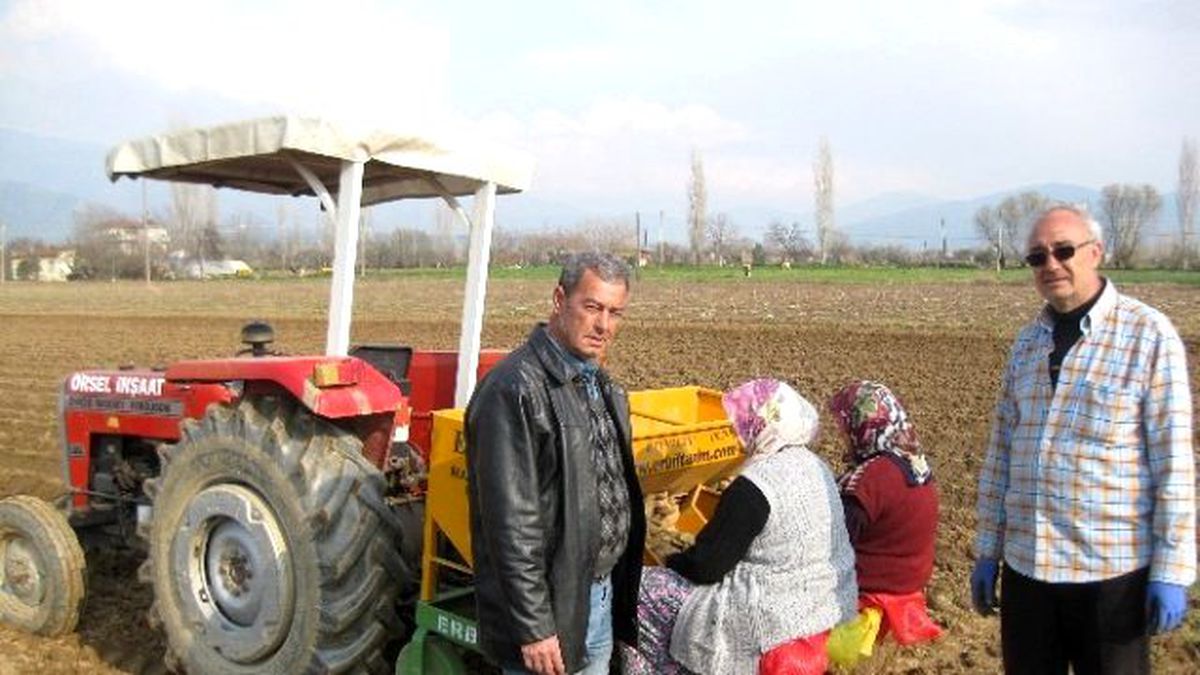 Ödemişli Patates Üreticisi, Ilık Havaları Değerlendiriyor