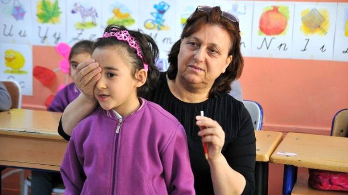 Okullarda Göz Taraması Devam Ediyor