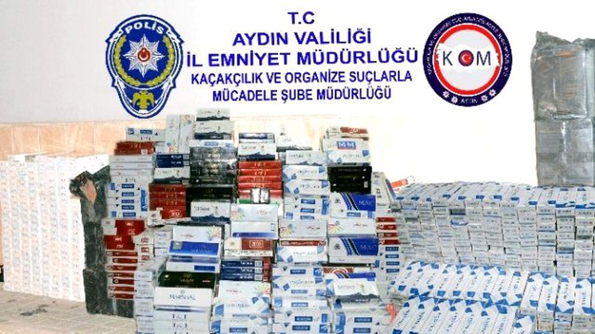 Tır\'dan Saman Değil Kaçak Sigara Çıktı