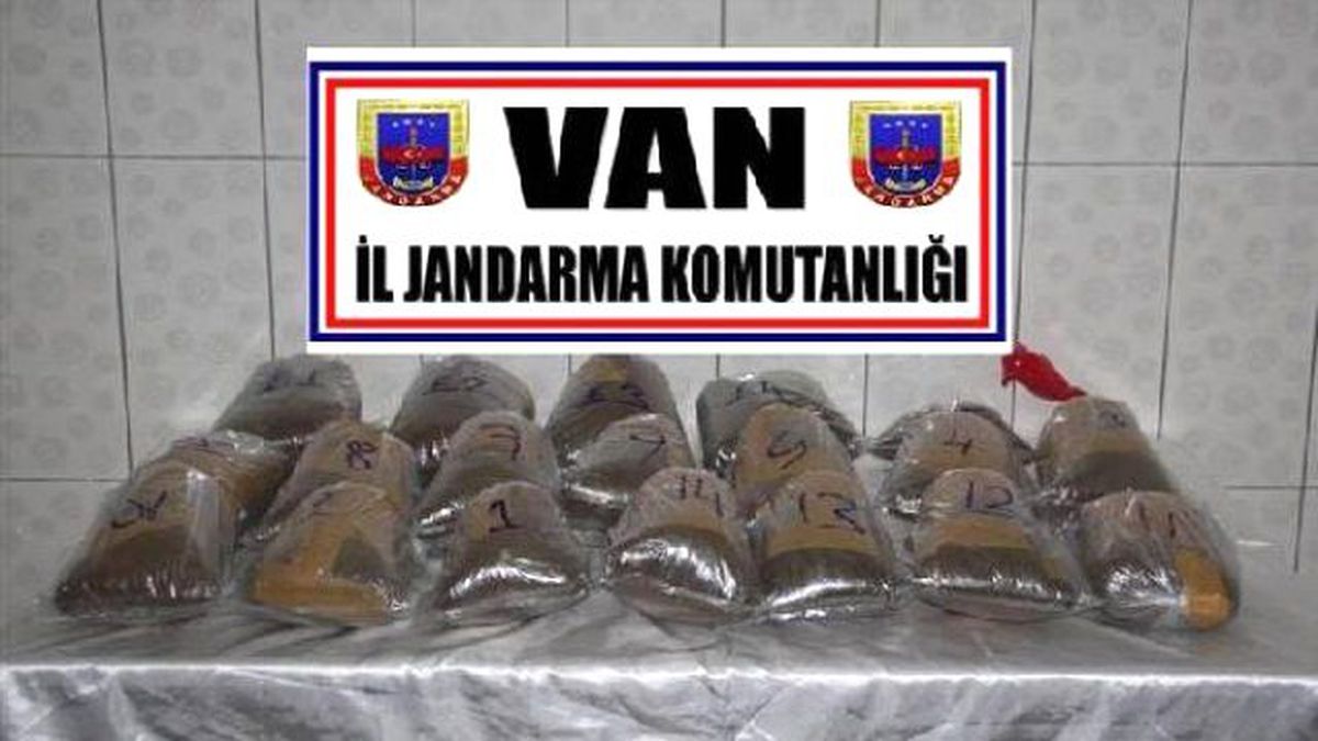 Van\'da 22 Kilo Esrar Ele Geçirildi