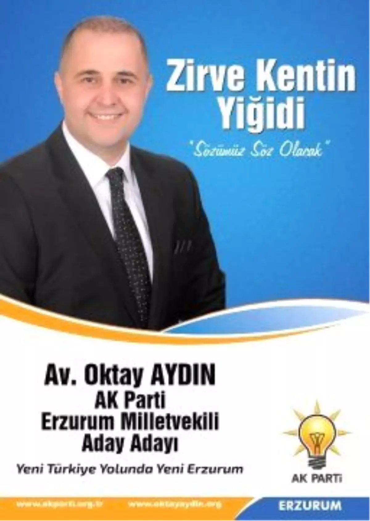 Avukat Oktay Aydın, Ak Partiden Milletvekili Aday Adayı Oldu