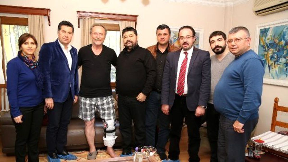 Başkan Kocadon, Hüseyin Anıl'ı Evinde Ziyaret Etti