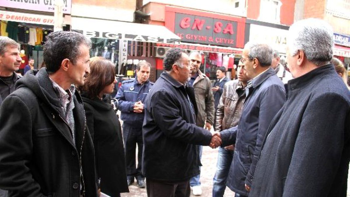 Eşref Güler, DBP'nin Düzenlediği Esnaf Ziyaretine Katıldı