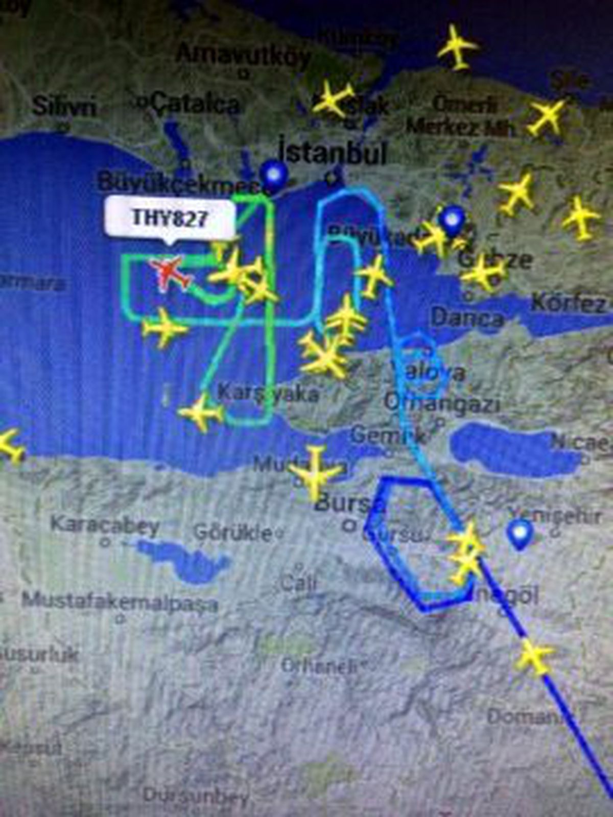 İstanbul Hava Trafiğinde Yoğunluk Yaşanıyor