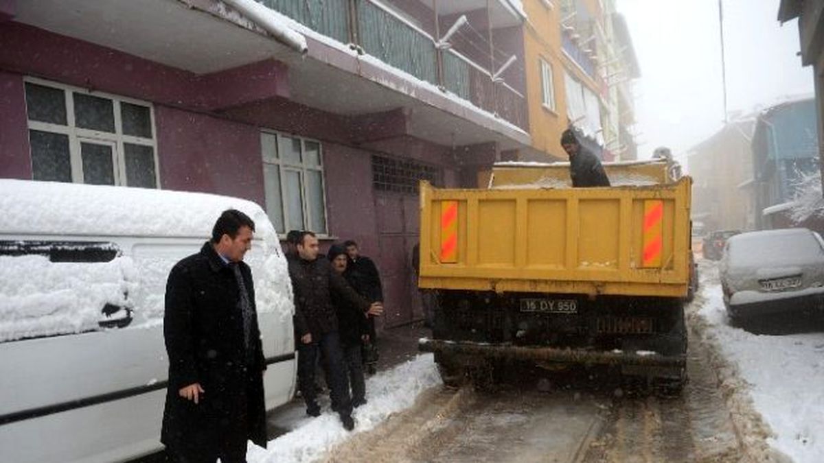 Karla Mücadele Ekipleri Görev Başında
