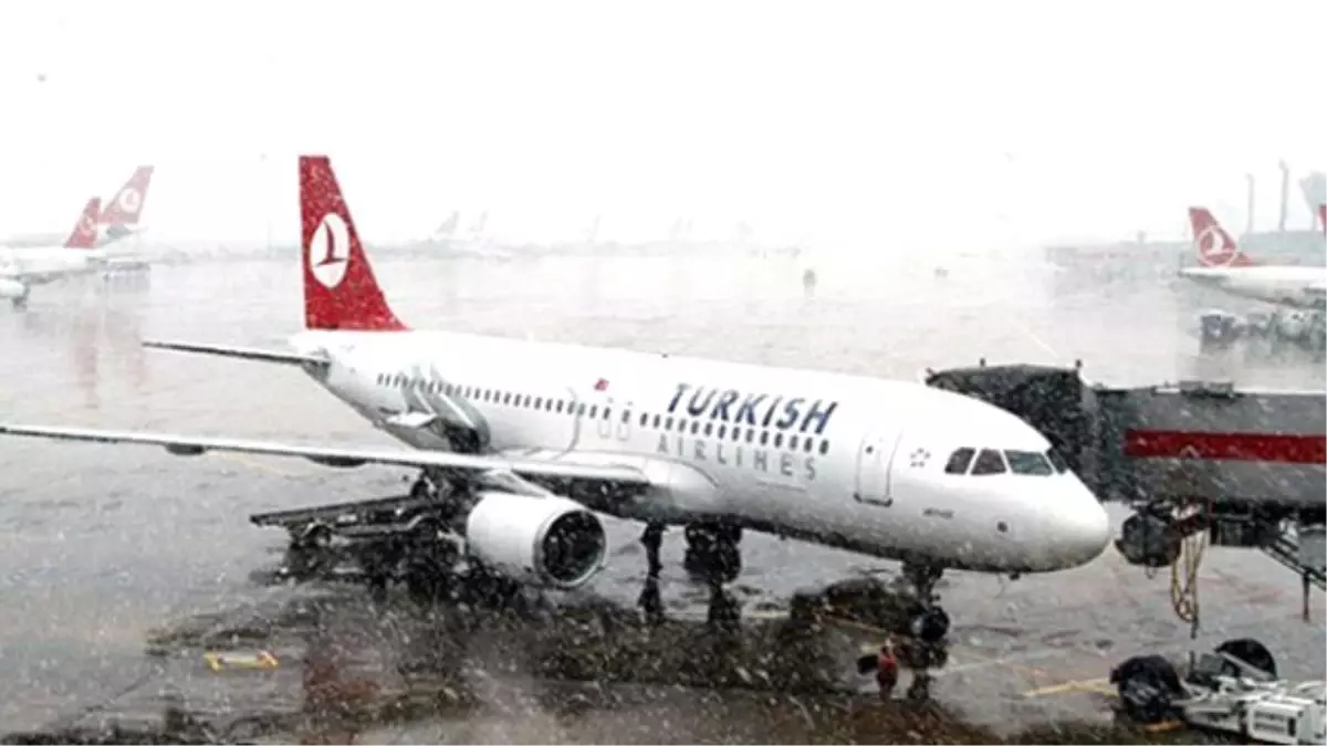 THY Uçağı Toprağa Saplandı