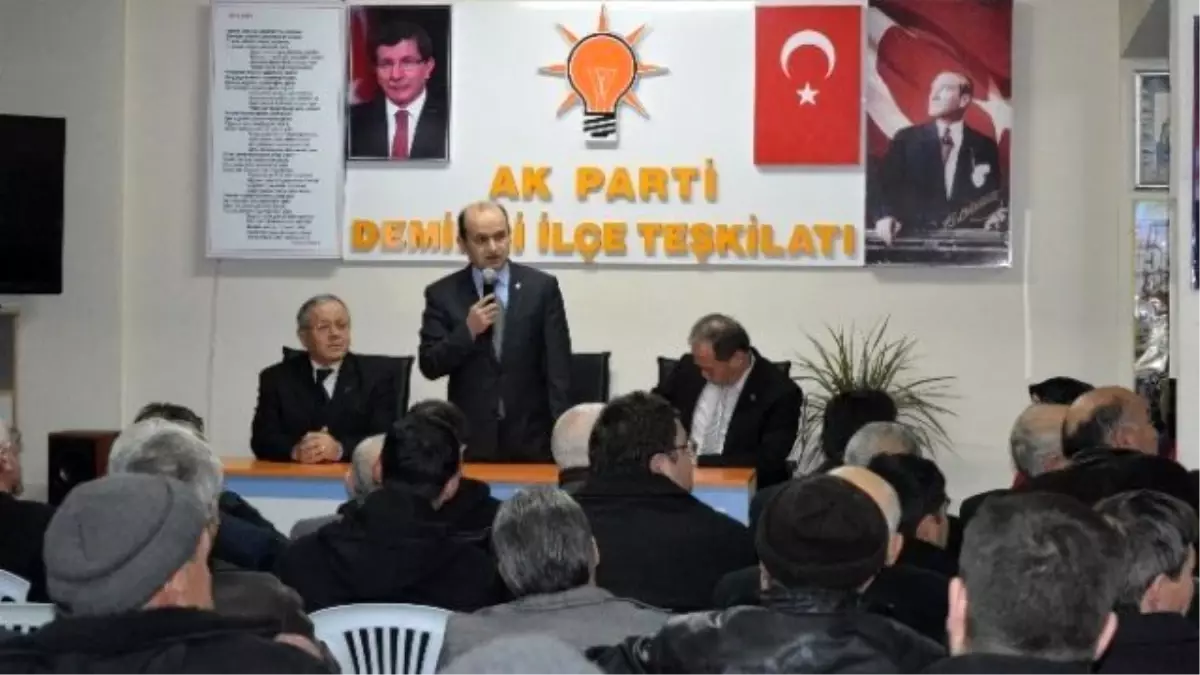 Aday Adayı Sofuoğlu\'ndan Demirci ve Köprübaşı Teşkilatına Ziyaret