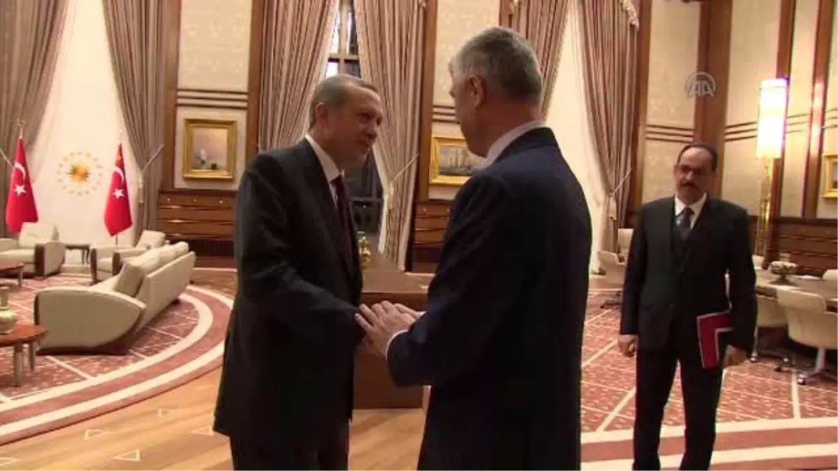 Cumhurbaşkanı Erdoğan, Haşim Taçi\'yi Kabul Etti