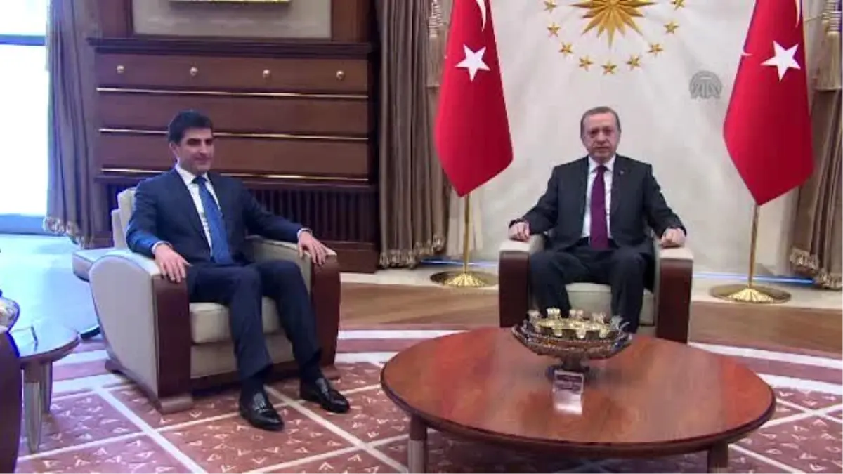 Cumhurbaşkanı Erdoğan, Neçirvan Barzani\'yi Kabul Etti