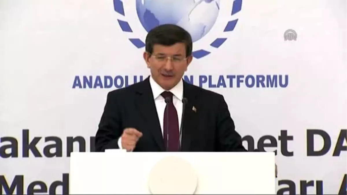 Davutoğlu: "Mhp de Hdp de CHP De, Maskeli Siyaset Uyguluyorlar"