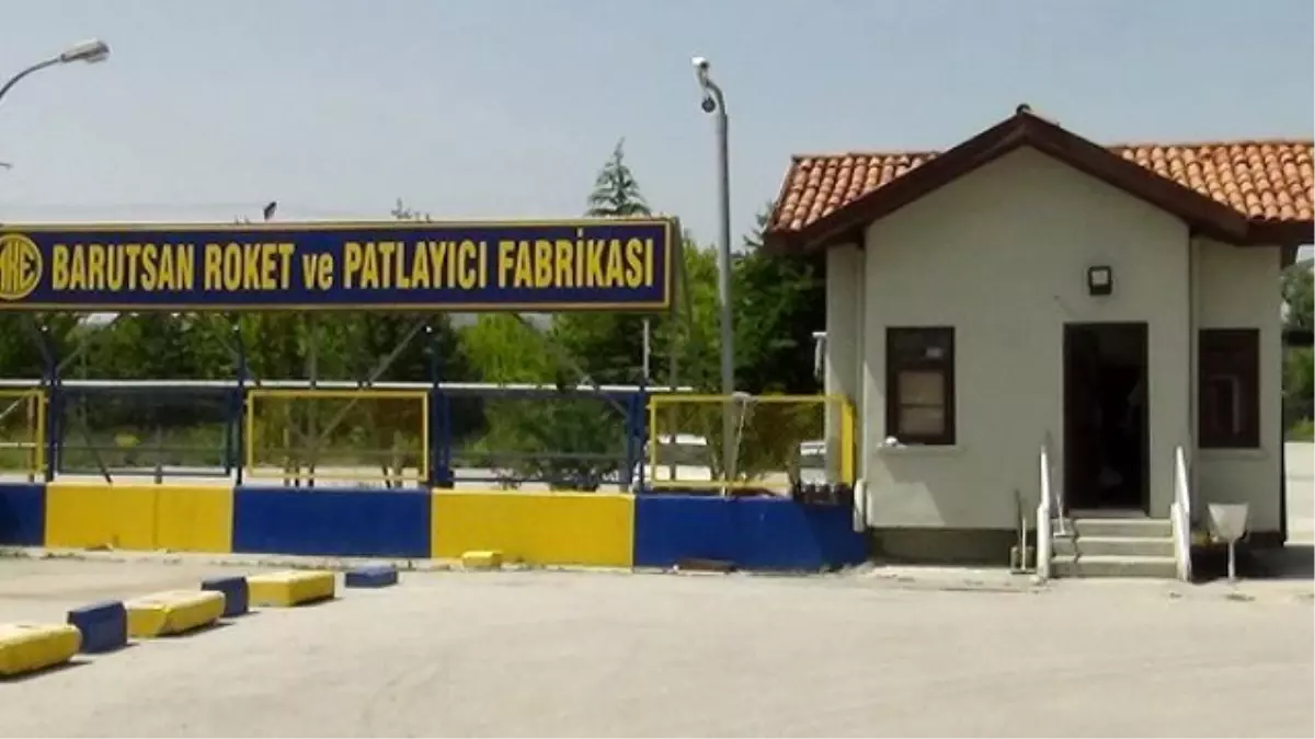 MKE Elmadağ Barutsan Fabrikası\'nda Patlama