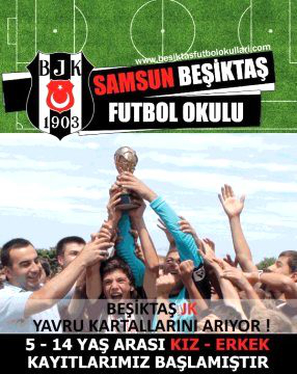 Samsun\'a, Beşiktaş Futbol Okulu Açılıyor