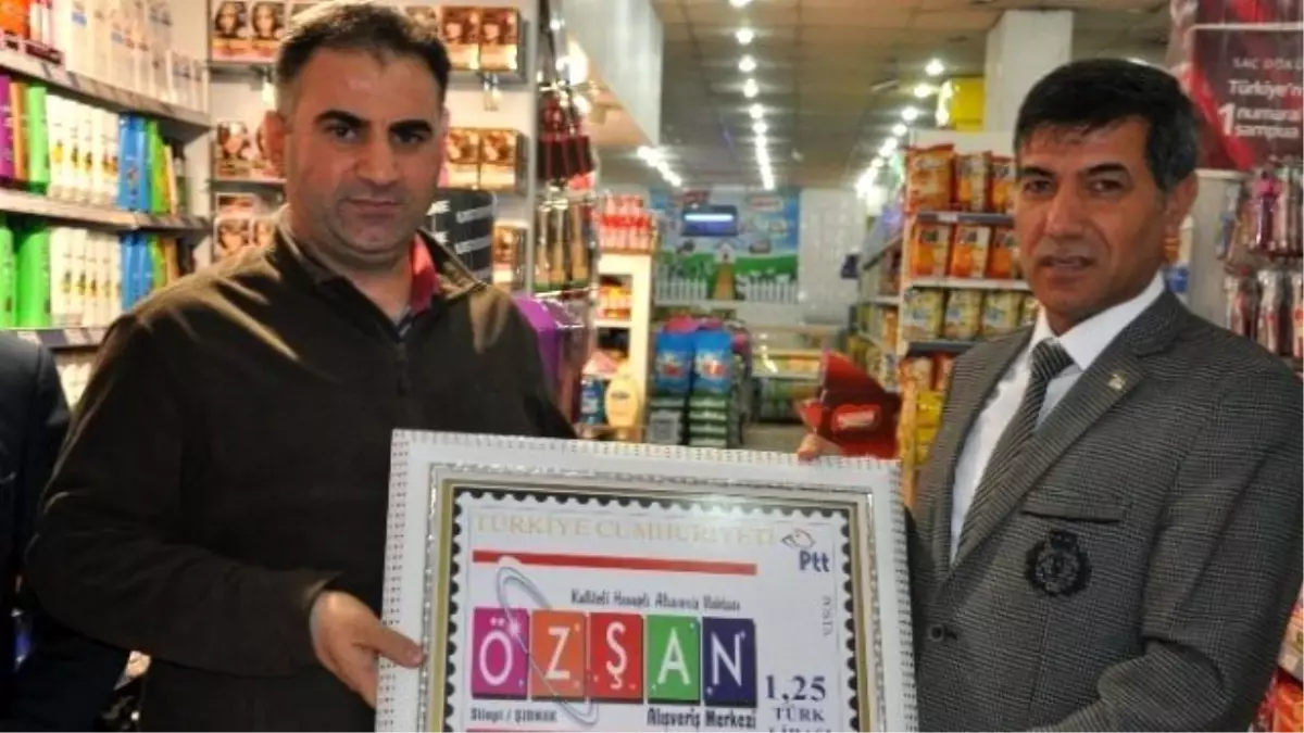 Şırnak PTT Başmüdürlüğü\'nden Silopi\'deki Alışveriş Merkezine Özel Pul