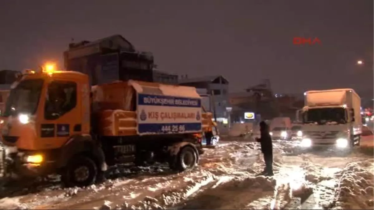 Yeniden- İett Otobüsleri Saatlerce Yolda Mahsur Kaldı