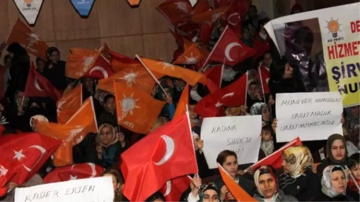 AK Parti Siirt Kadın Kolları Kongresi Düzenlendi